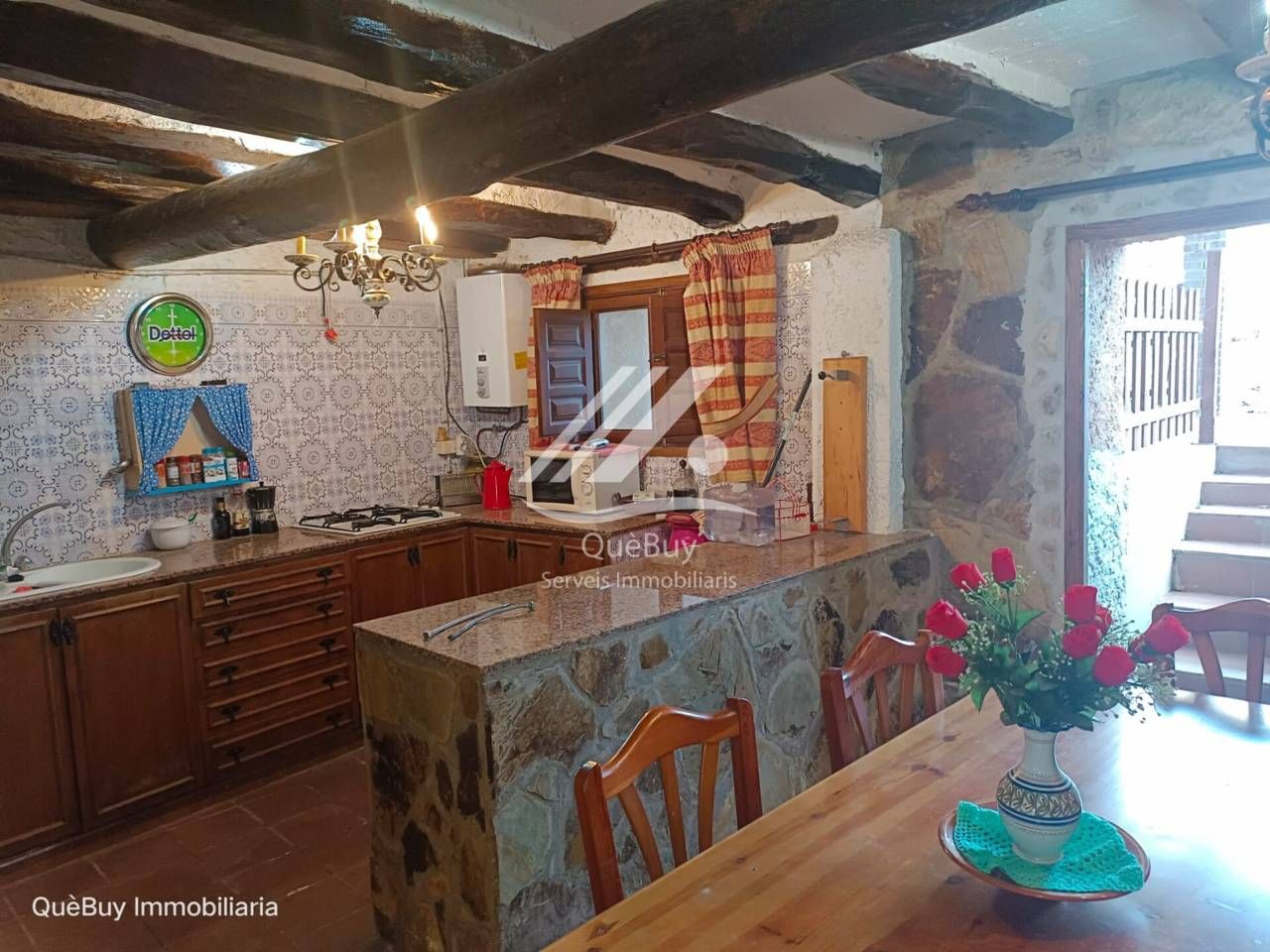 Kitchen of House or chalet for sale in Aiguamúrcia  with Private garden, Terrace and Furnished