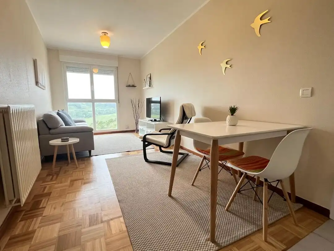 Sala de estar de Piso de alquiler en  Pamplona / Iruña con Calefacción