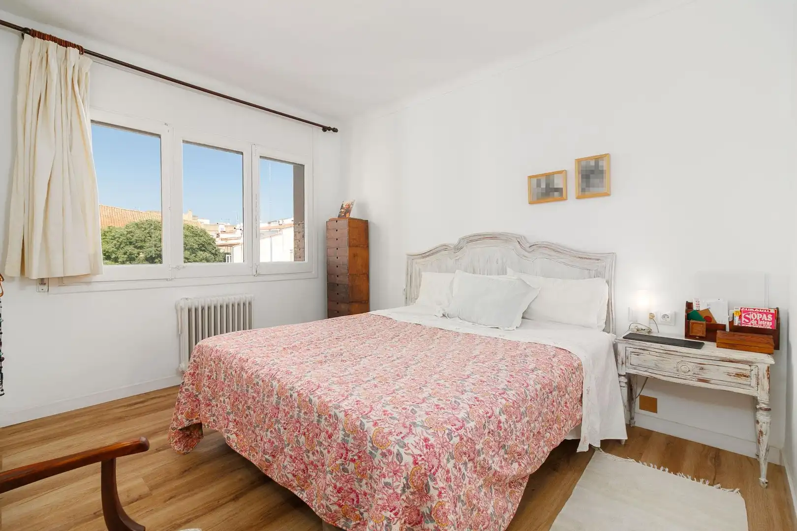 Schlafzimmer von Wohnung zum Verkauf in Figueres mit Heizung, Parkett und Terrasse