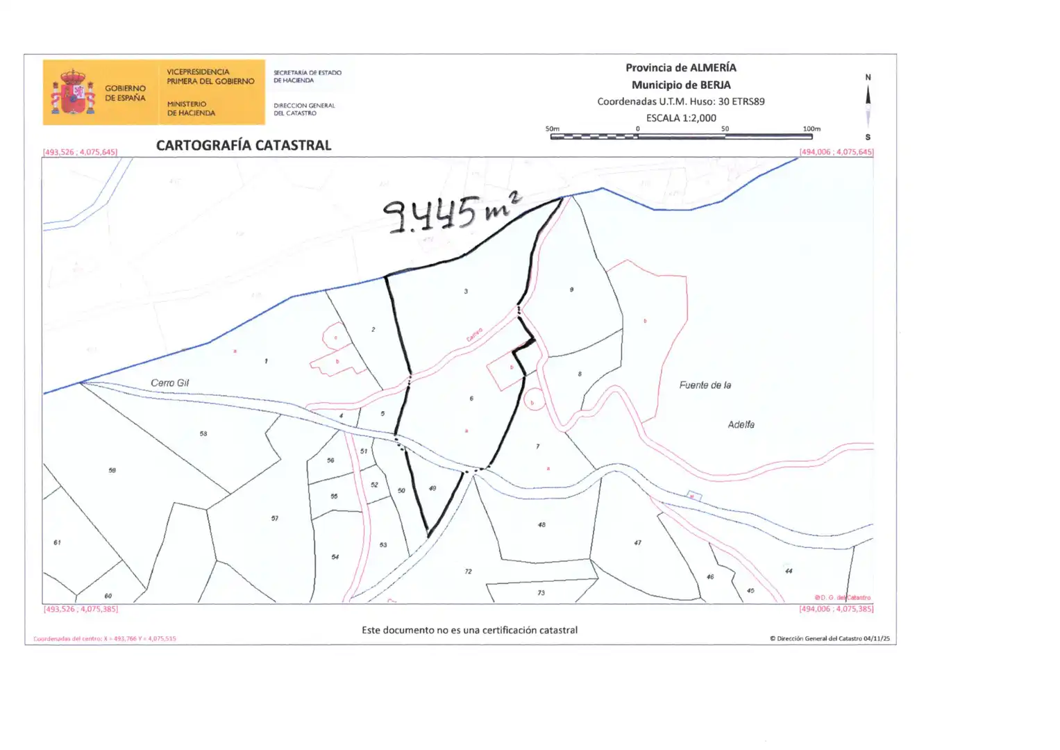 Land for sale in Turón
