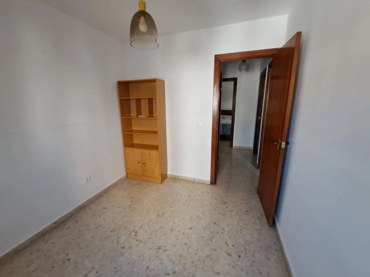 Schlafzimmer von Wohnung zur Miete in Málaga mit Klimaanlage, Terrasse und Möbliert