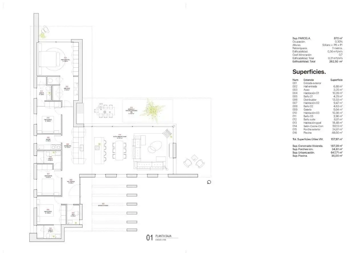 Chalet con piscina en venta en Ciudad Quesada, imagen 9