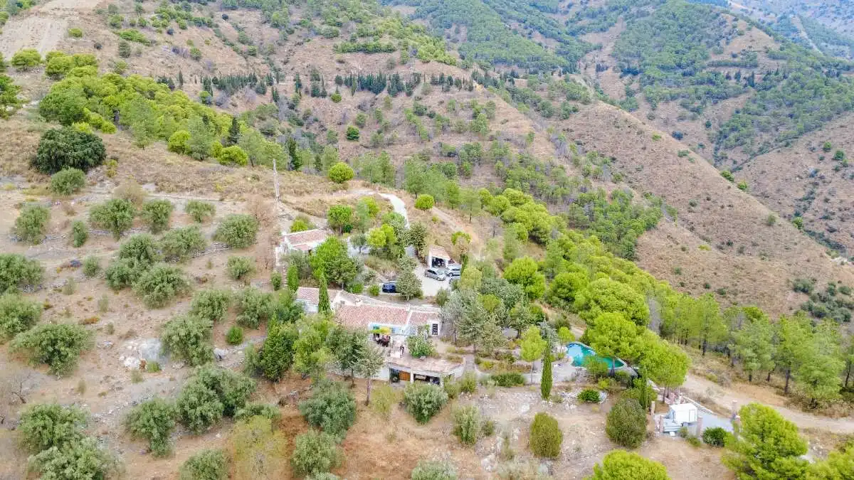 Exterior view of Houses for sale in Canillas de Albaida  with Air Conditioner, Private garden and Terrace