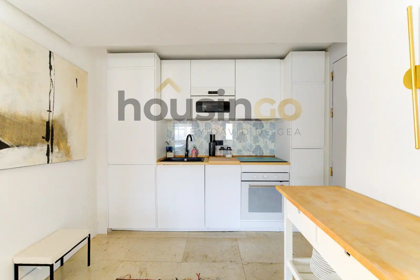 Cocina de Piso de alquiler en Madrid con Aire acondicionado, Calefacción y Amueblado