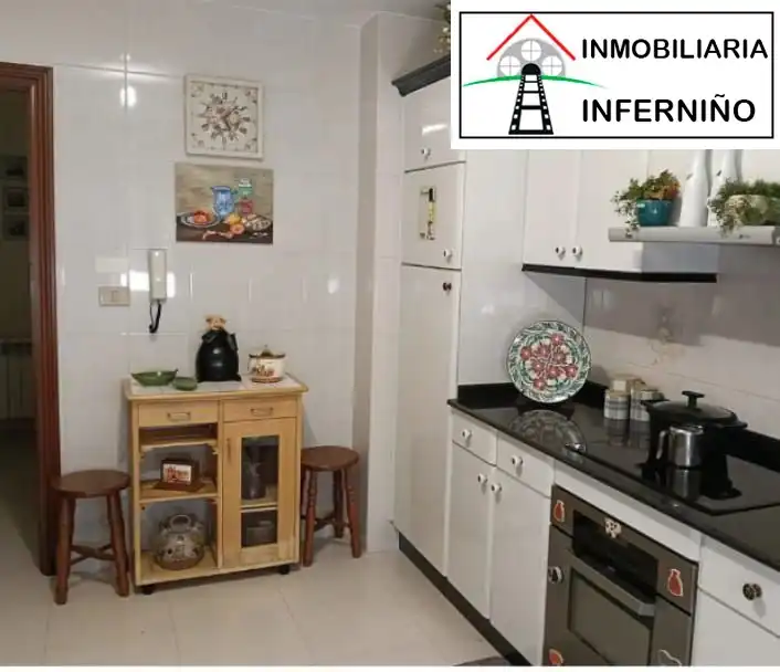 Kitchen of Flat for sale in As Pontes de García Rodríguez   with Heating and Storage room