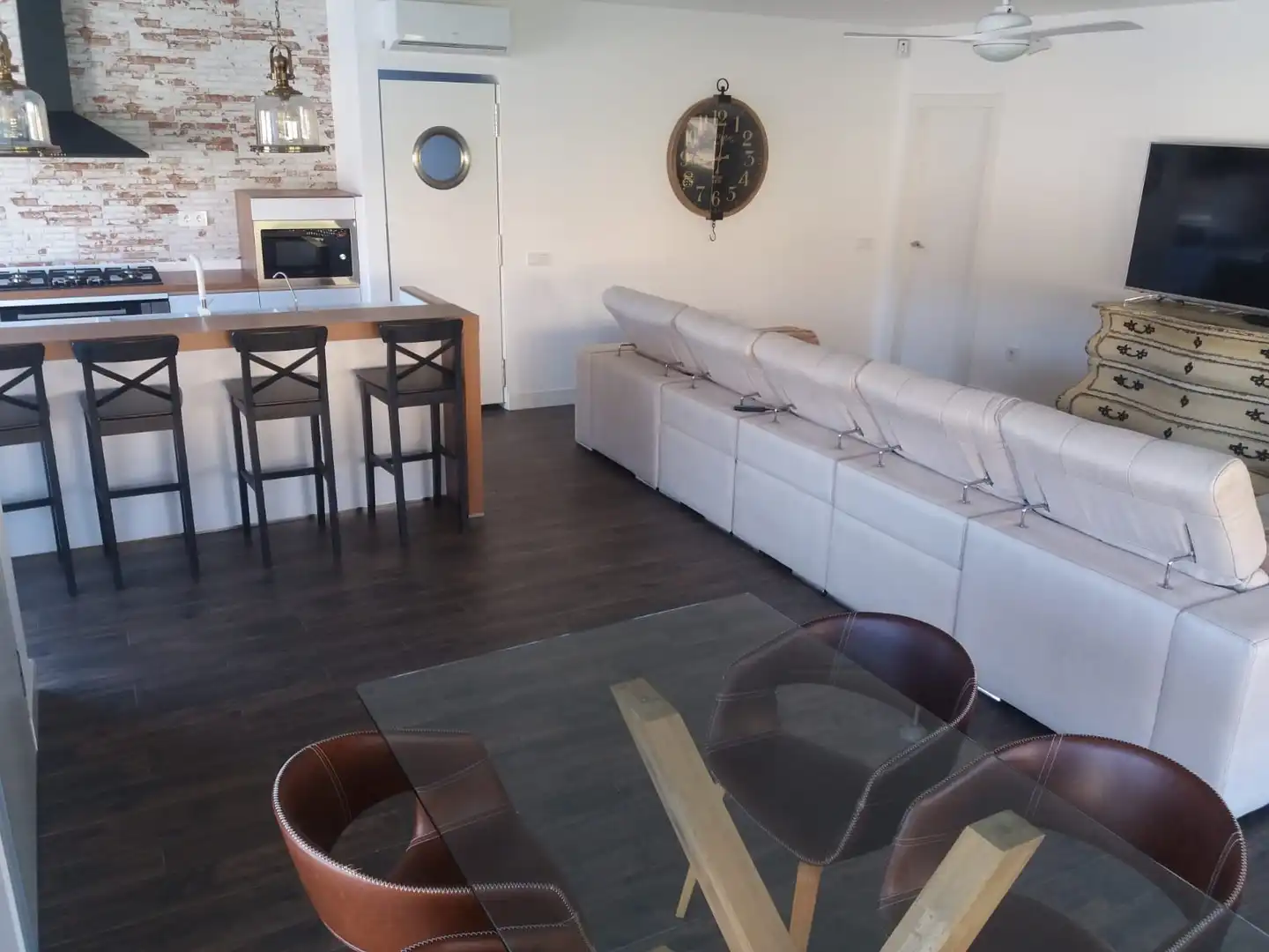 Sala de estar de Casa o chalet de alquiler en Vícar con Piscina