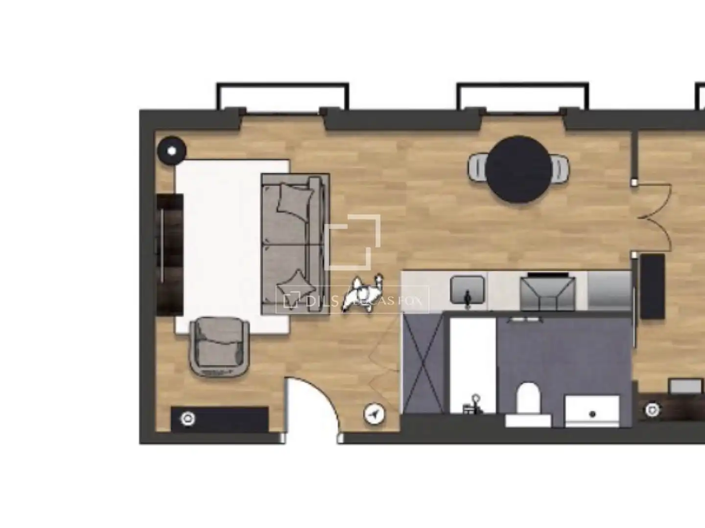 Habitación de Piso en venta en Barcelona con Aire acondicionado, Calefacción y Parquet