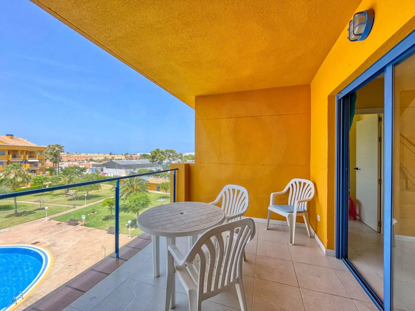 Terrasse von Dachboden zum Verkauf in Dénia mit Klimaanlage, Heizung und Terrasse