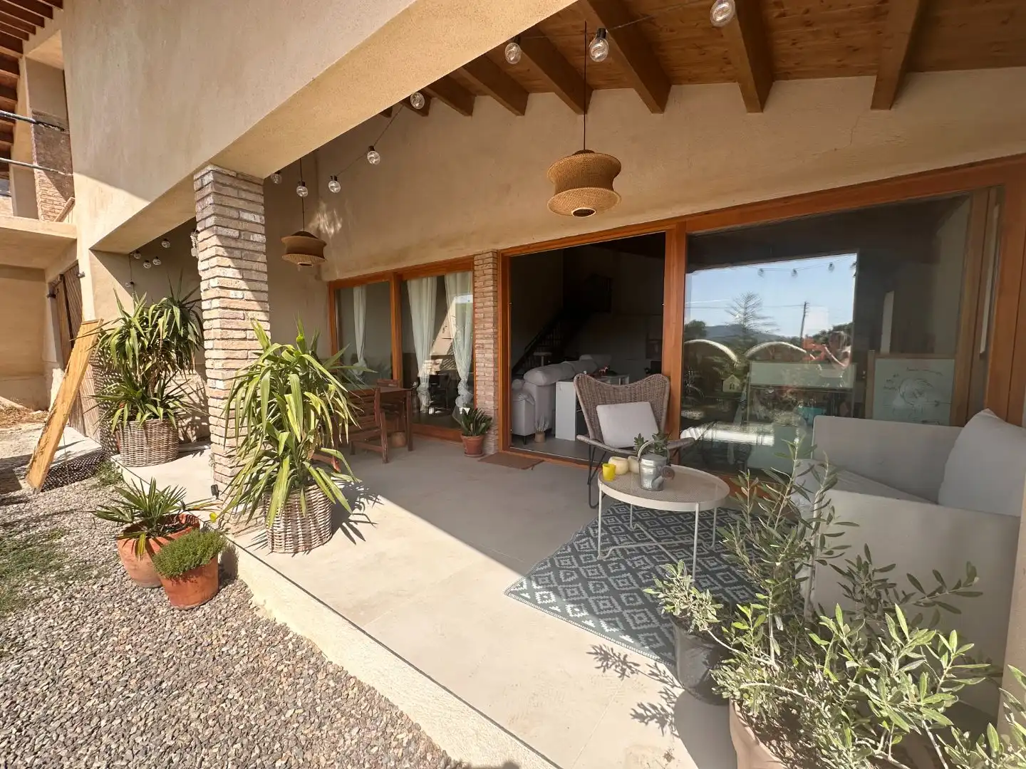 Casa rústica con piscina en alquiler en Carretera de la Guixa 99