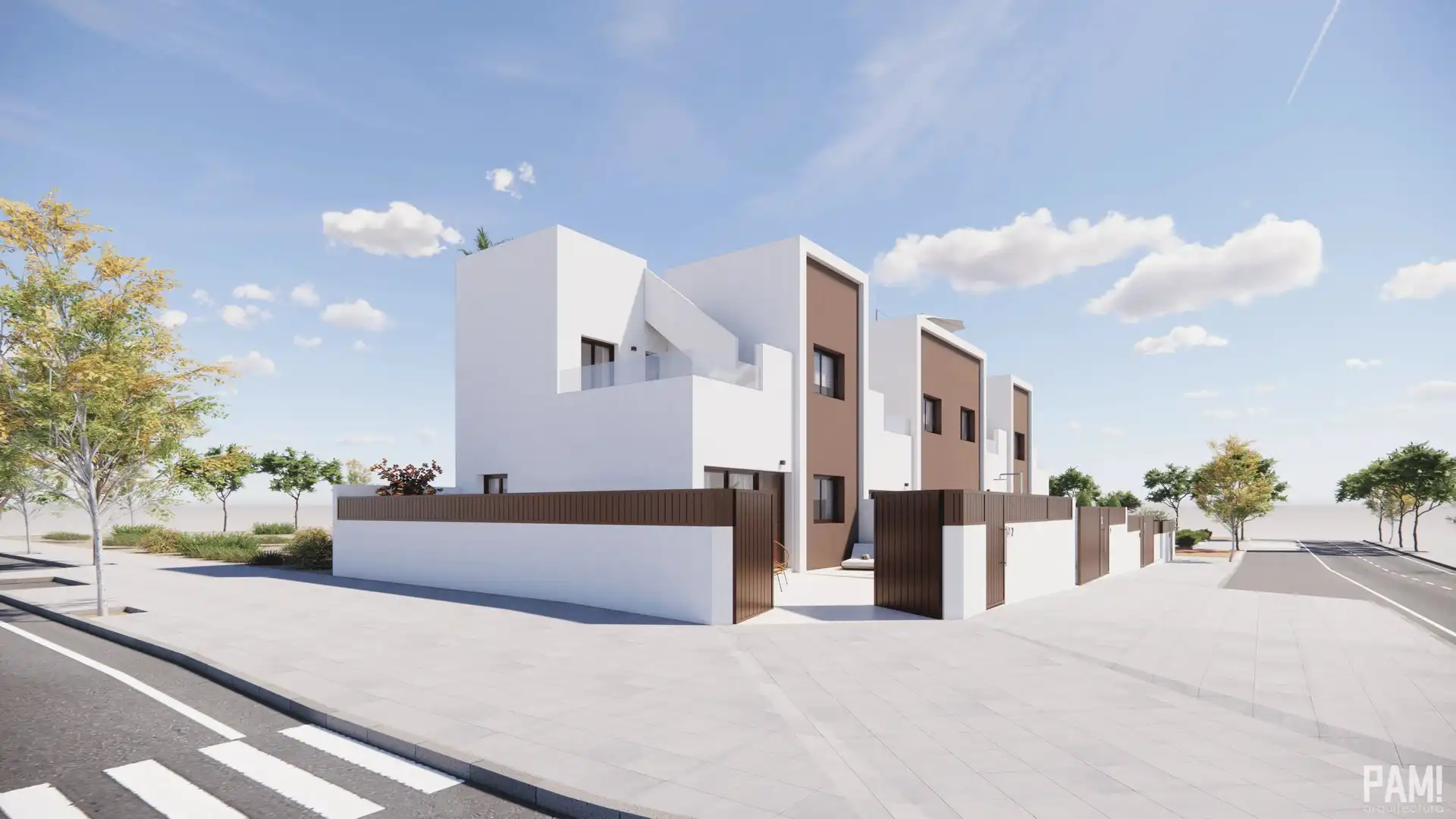 Vista exterior de Casa o chalet en venta en Pilar de la Horadada con Aire acondicionado y Jardín privado