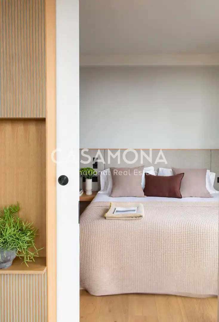 Habitación de Apartamento de alquiler en Barcelona con Aire acondicionado, Terraza y Internet