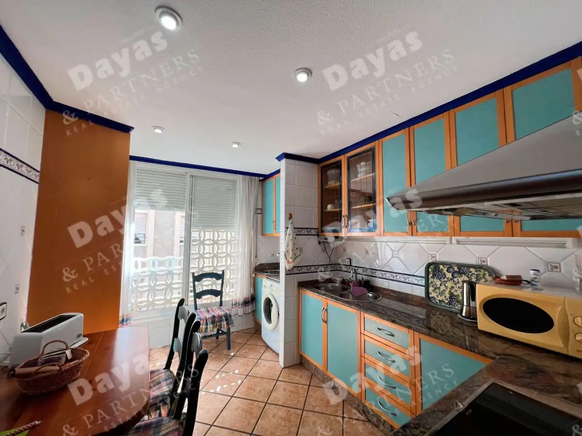 Kitchen of Flat for sale in Torrevieja  with Terrace and Furnished