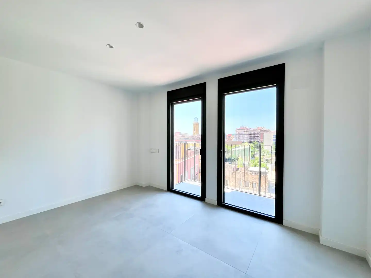Bedroom of Flat for rent in Barcelona  with Air Conditioner, Heating and Parquet flooring