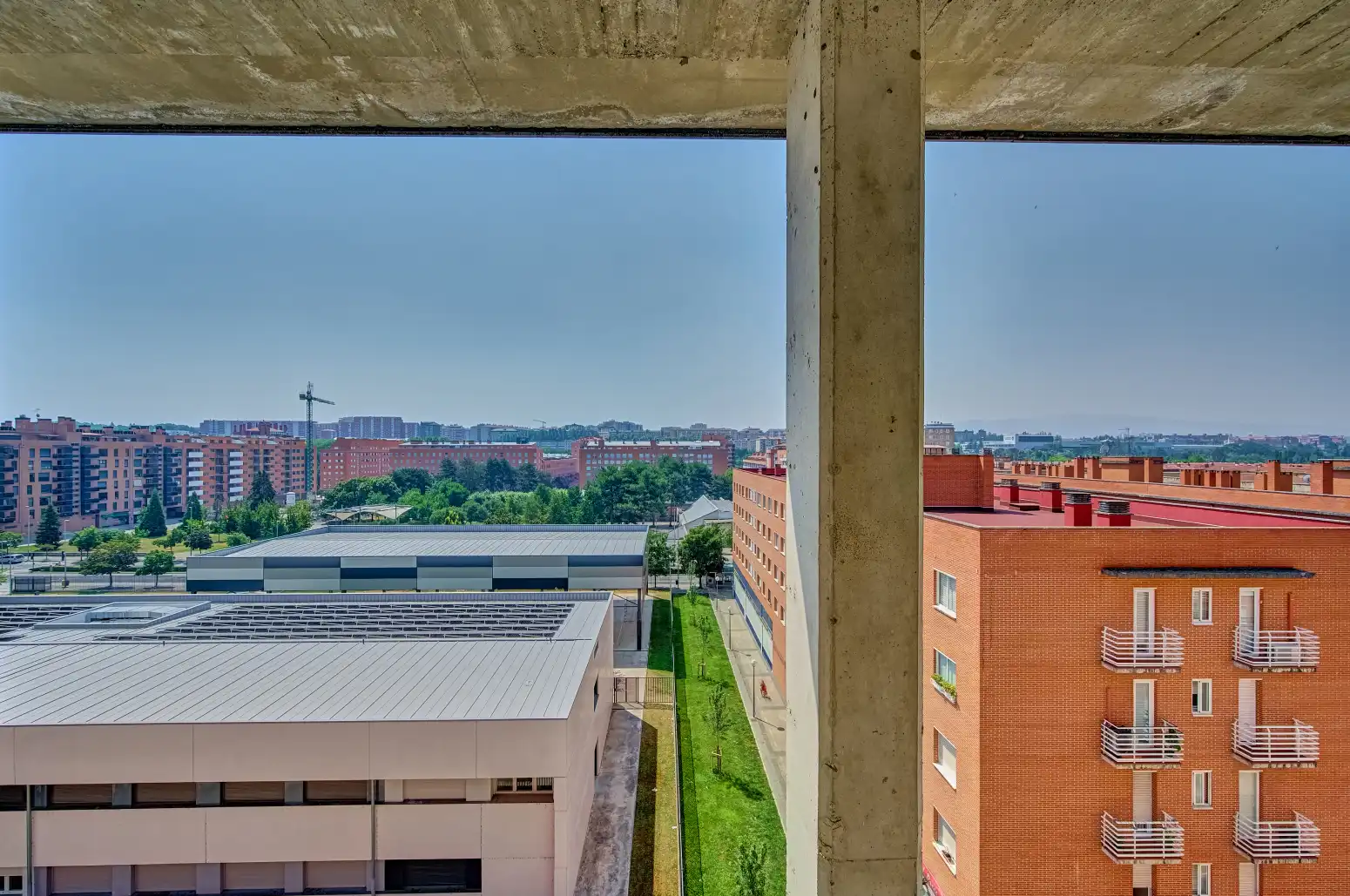 Vista exterior de Piso en venta en  Pamplona / Iruña con Calefacción y Trastero