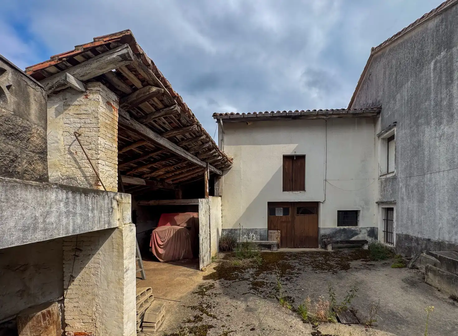 Vista exterior de Casa adosada en venta en Alfoz de Lloredo con Terraza