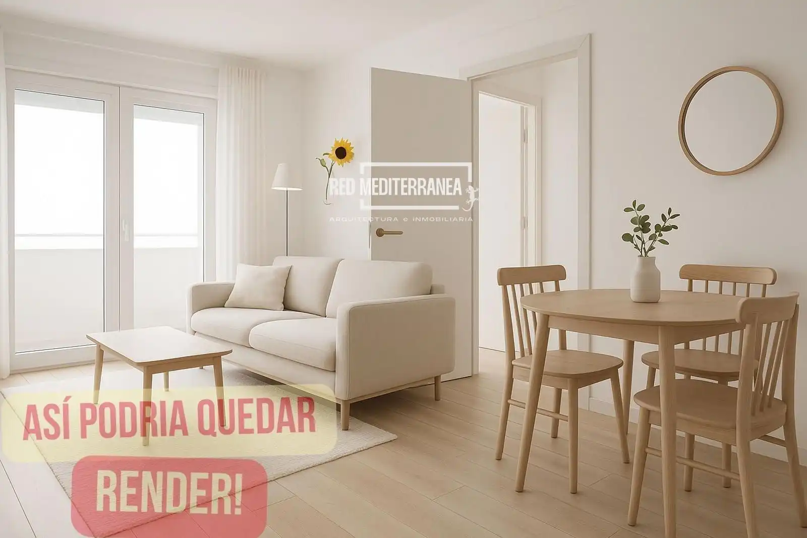 Schlafzimmer von Wohnung zum Verkauf in Gandia mit Klimaanlage, Heizung und Terrasse