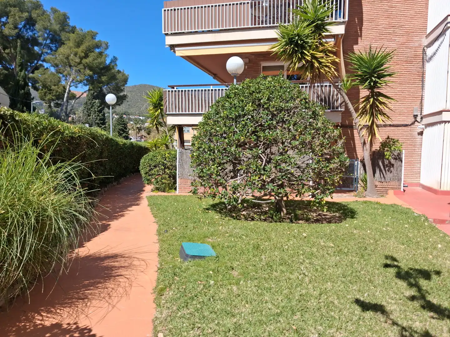 Garden of Flat for sale in Castelldefels  with Air Conditioner, Heating and Parquet flooring