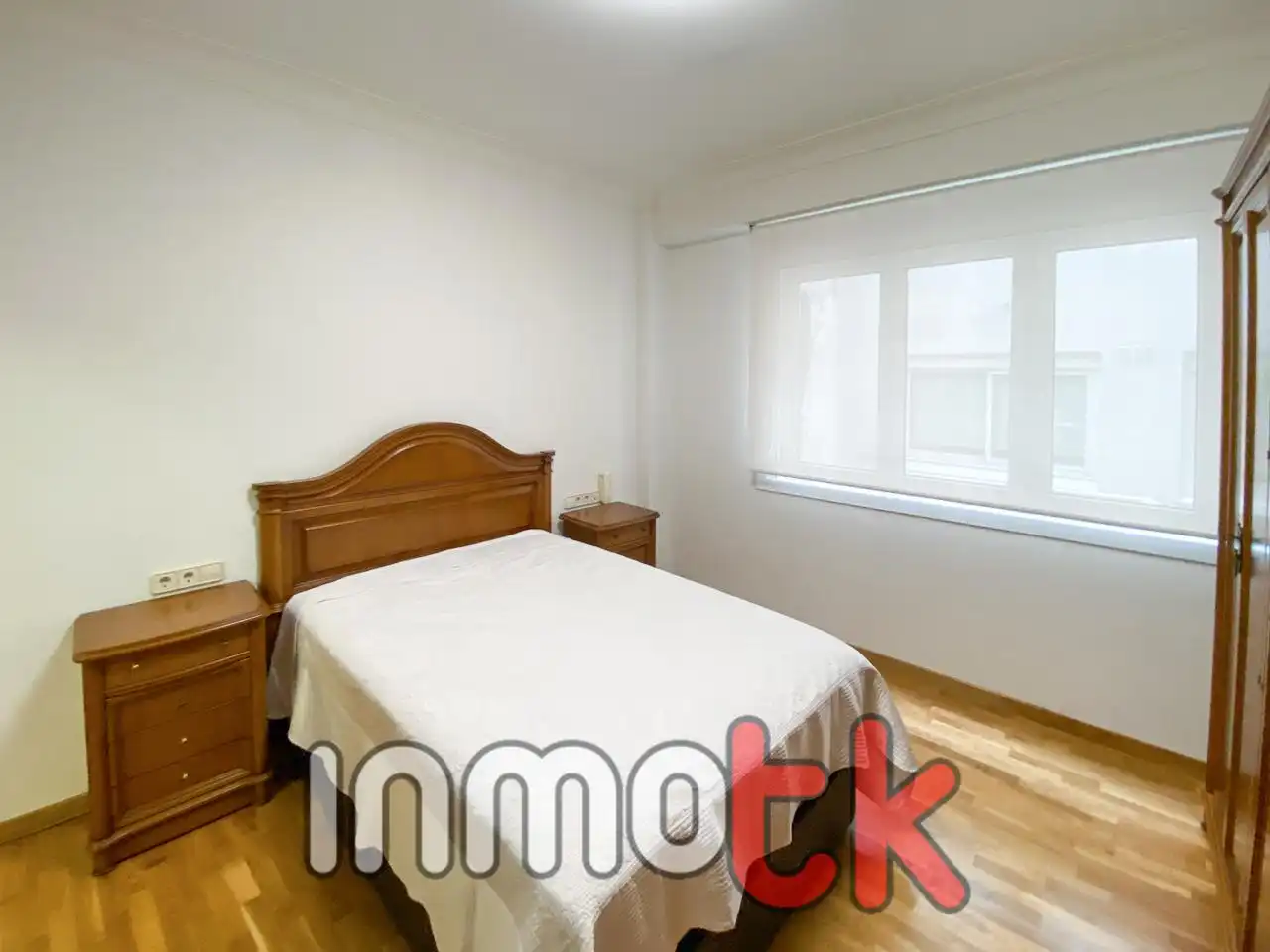 Bedroom of Flat for rent in A Coruña Capital   with Heating, Parquet flooring and Furnished