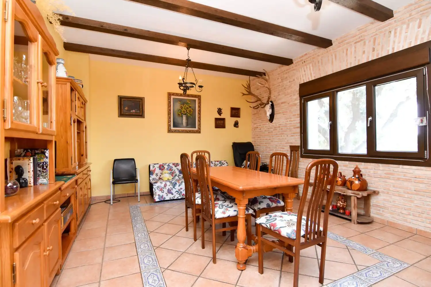 Comedor de Finca rústica en venta en Navalcarnero con Jardín privado, Terraza y Trastero