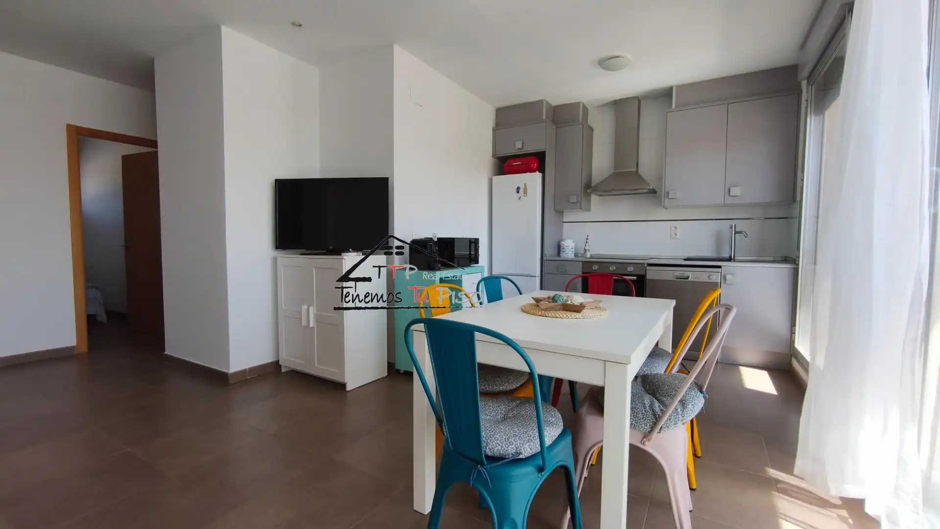 Cocina de Apartamento en venta en Benicarló con Aire acondicionado, Calefacción y Jardín privado