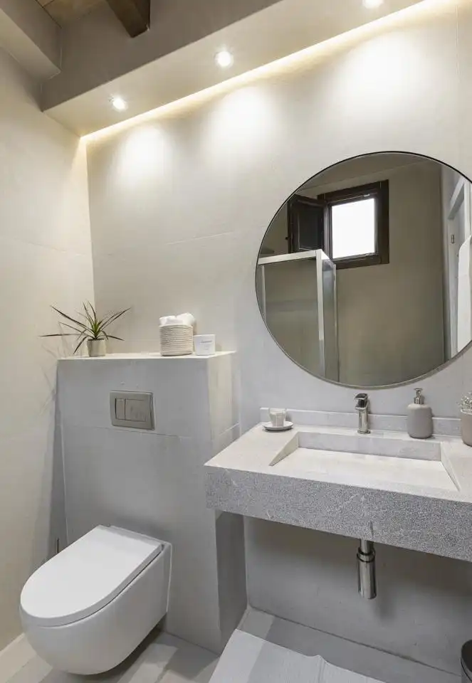 Badezimmer von Maisonette zum Verkauf in  Palma de Mallorca mit Klimaanlage, Terrasse und Möbliert