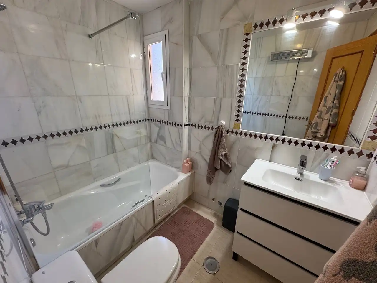 Bathroom of Apartments for sale in Vera  with Air Conditioner, Terrace and Swimming Pool