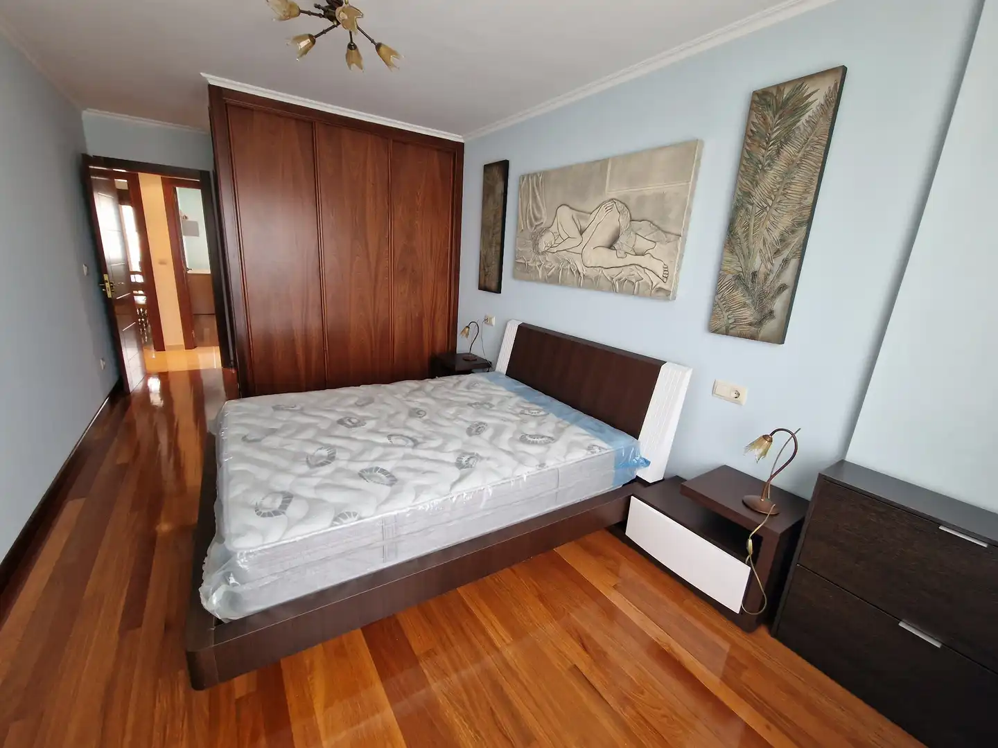 Bedroom of Flat for rent in Narón  with Heating, Terrace and Storage room