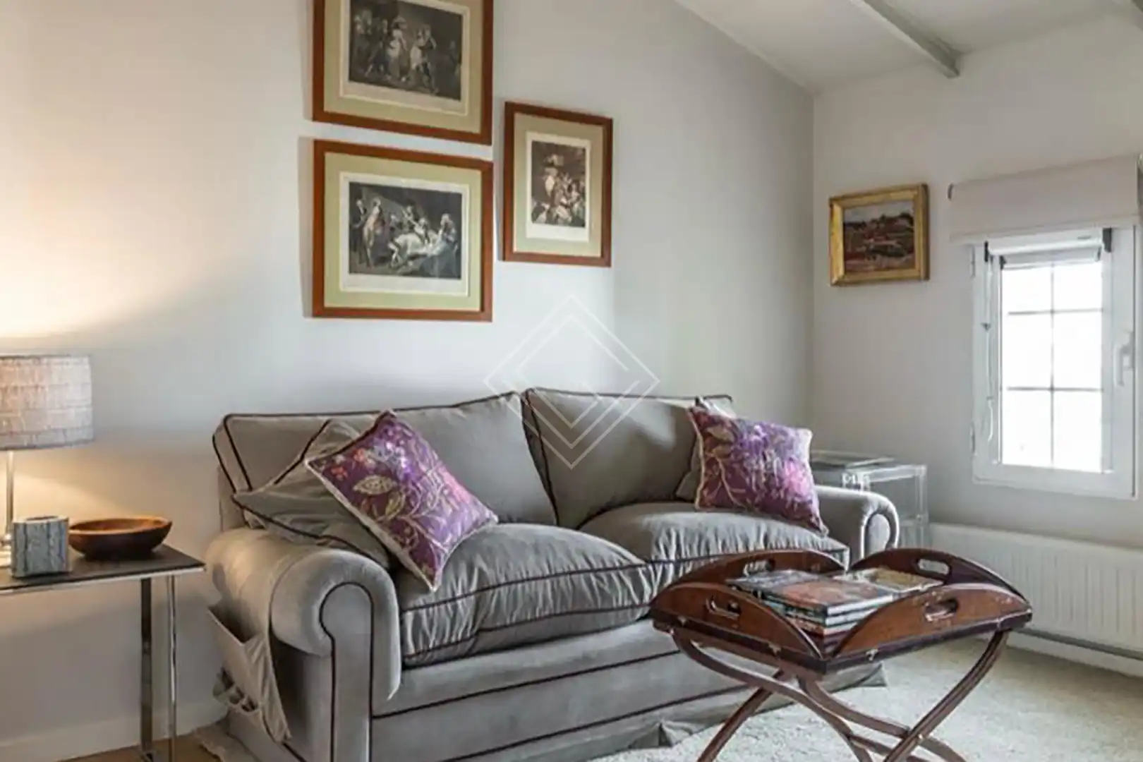 Wohnzimmer von Dachboden zur Miete in Barrio de Salamanca