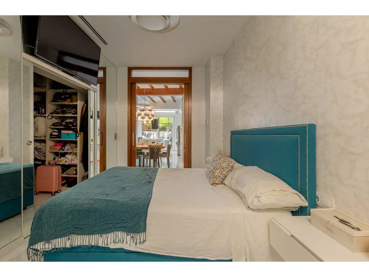 Schlafzimmer von Wohnung zum Verkauf in Valencia mit Klimaanlage, Heizung und Terrasse