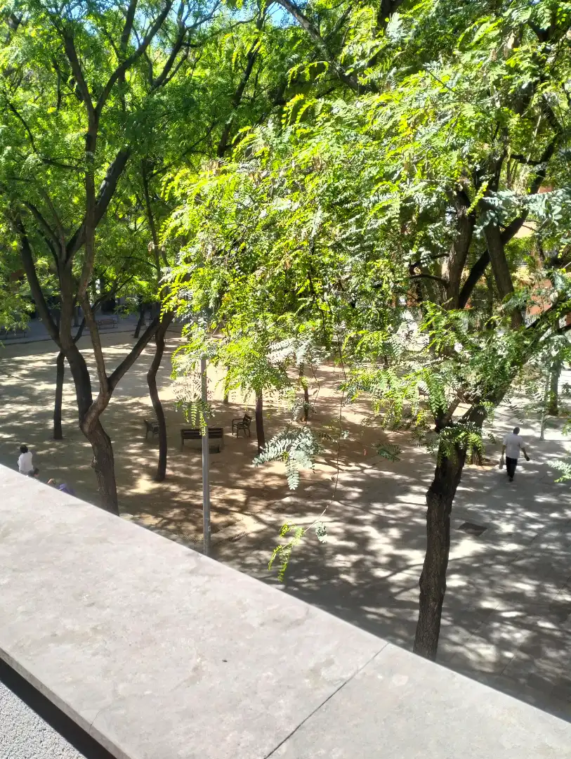 Jardín de Piso de alquiler en Barcelona con Calefacción, Terraza y Horno