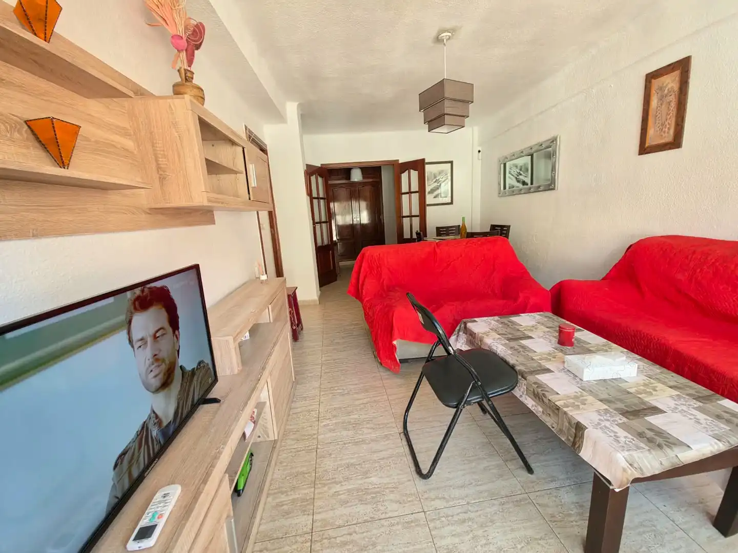 Wohnzimmer von Wohnung zum Verkauf in Andújar mit Klimaanlage, Möbliert und Balkon