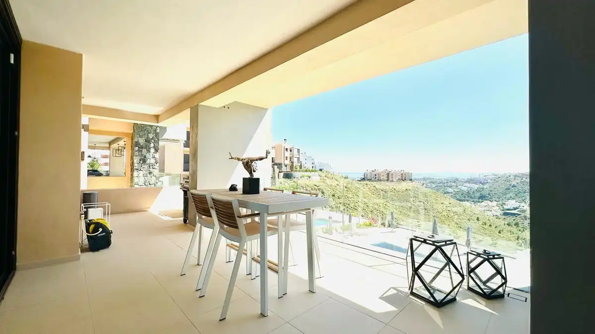 Terrace of Flat for sale in Mijas  with Air Conditioner, Terrace and Storage room