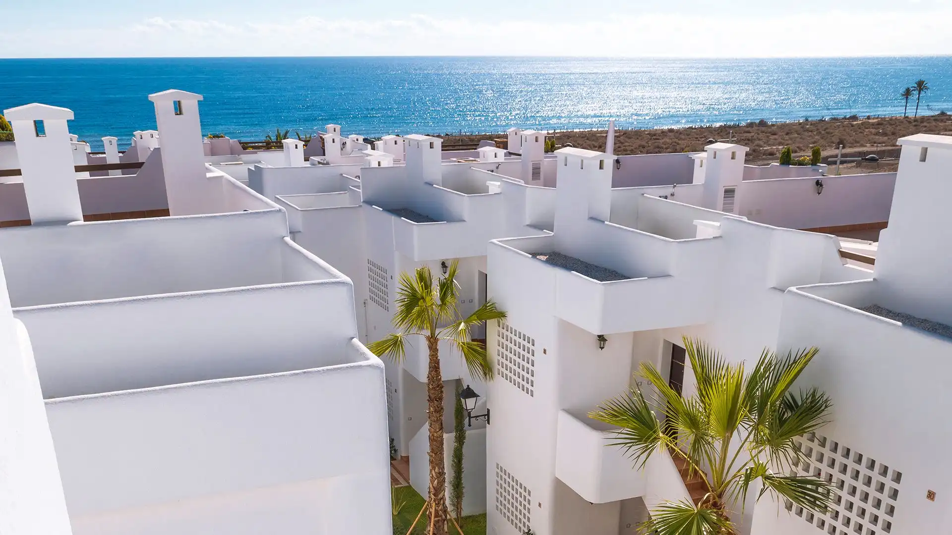 Vista exterior de Apartamento en venta en Pulpí con Aire acondicionado, Terraza y Piscina comunitaria