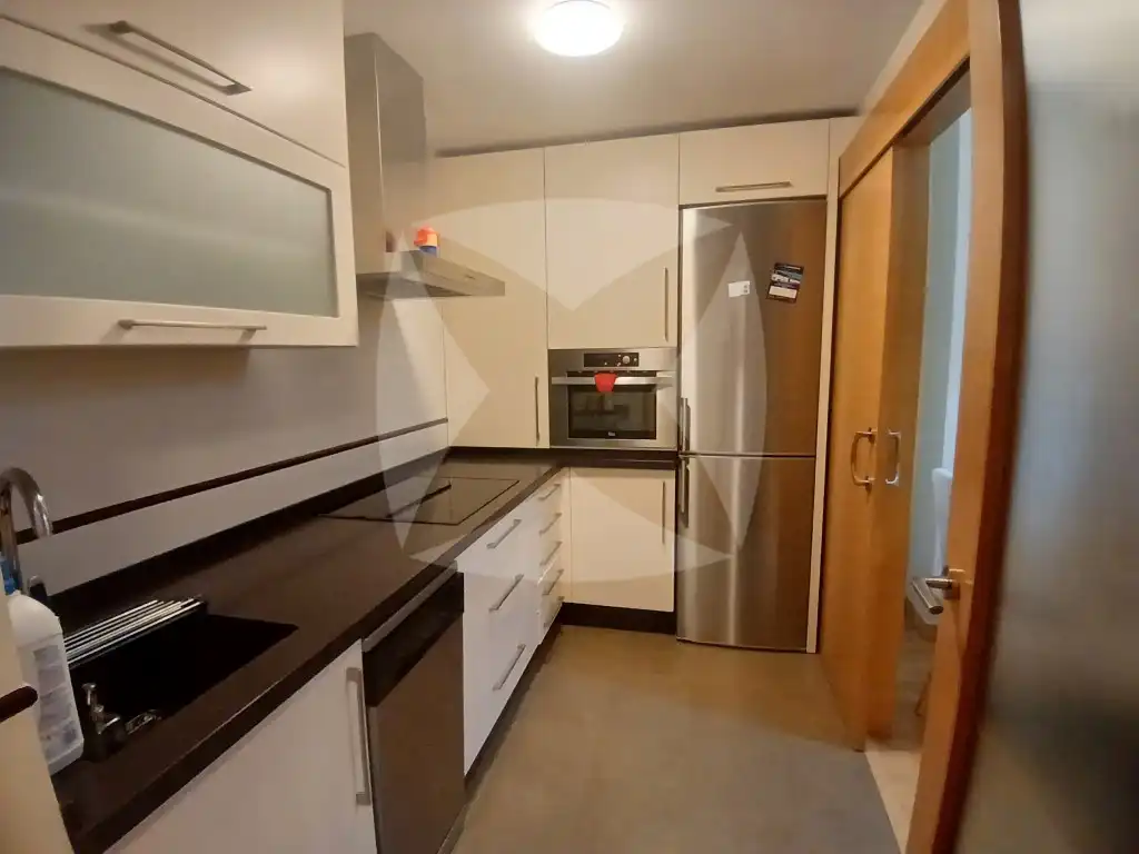Kitchen of Flat for rent in Badajoz  with Air Conditioner, Private garden and Terrace