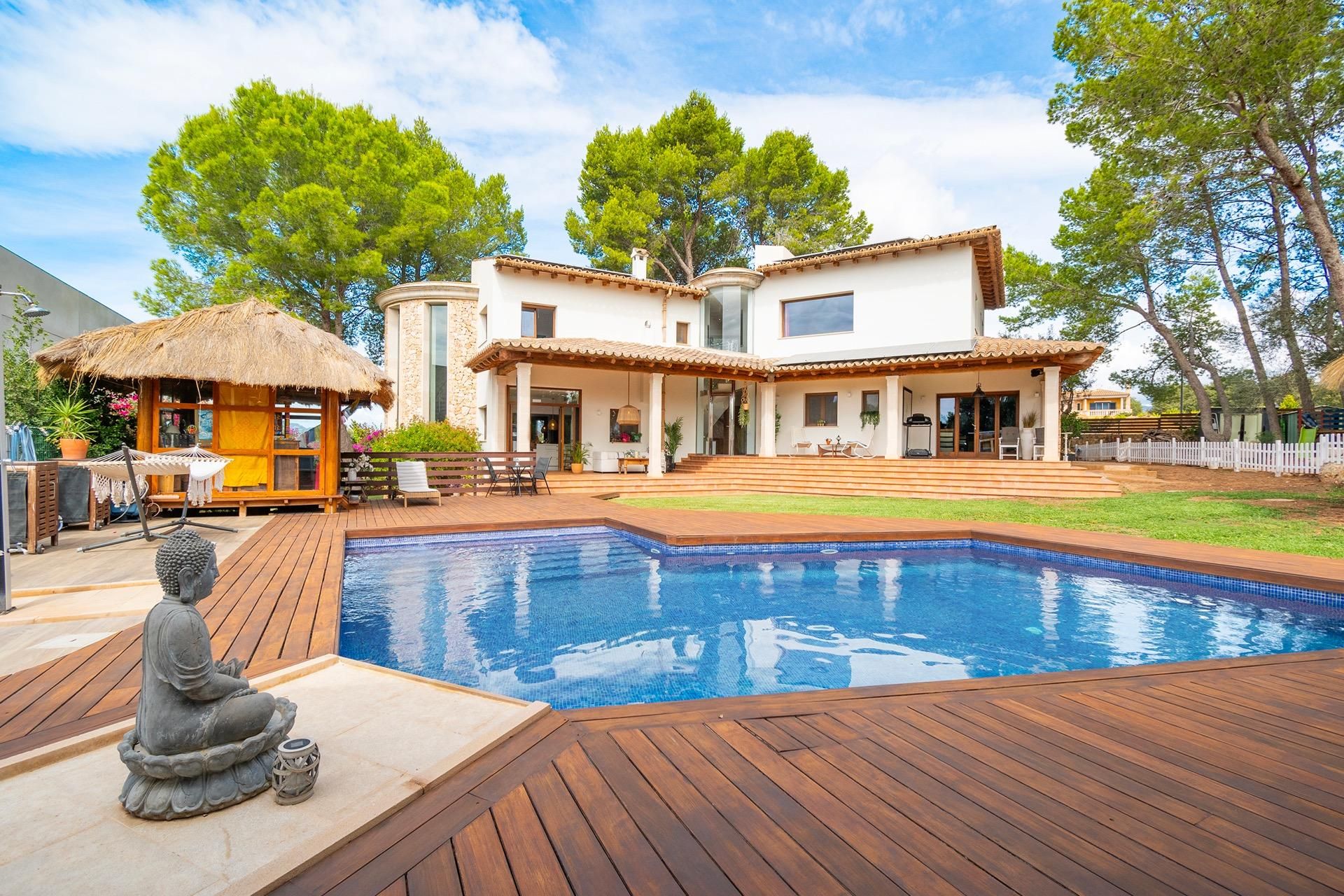 Exterior view of House or chalet for sale in Marratxí  with Air Conditioner, Heating and Private garden