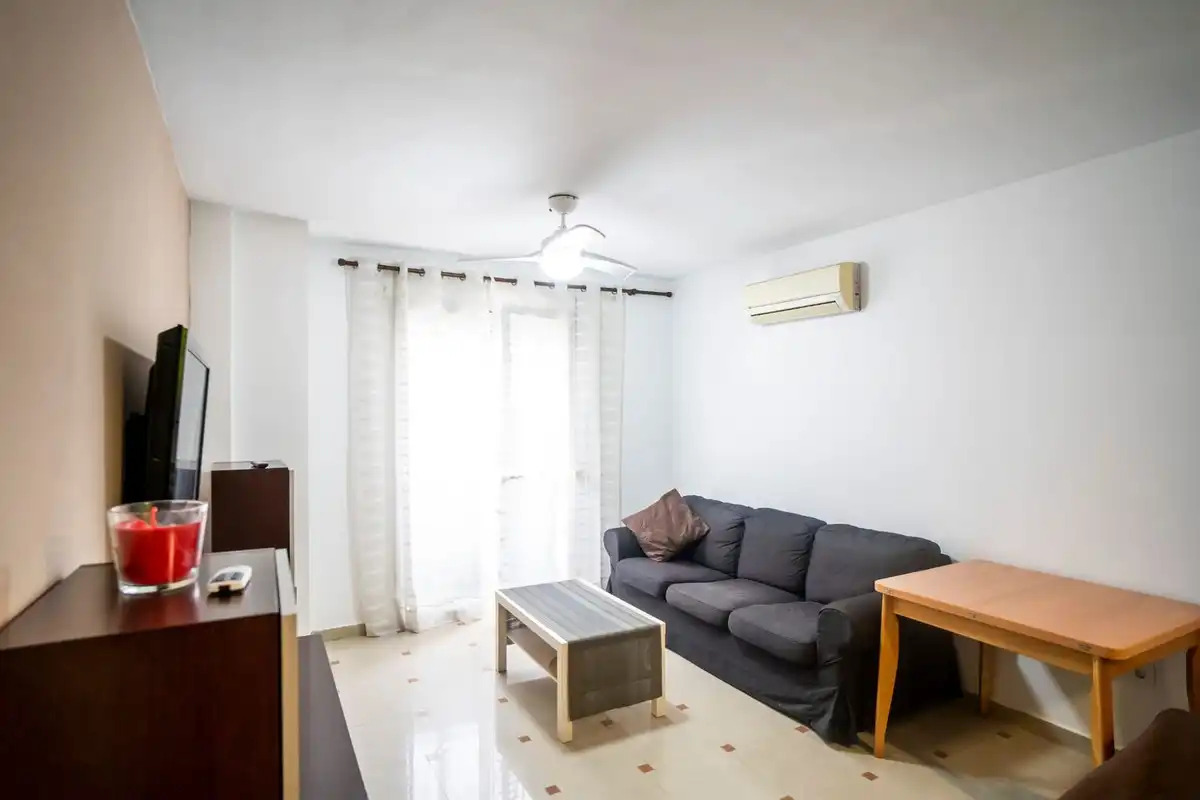 Sala de estar de Apartamento en venta en Mijas con Aire acondicionado, Calefacción y Amueblado