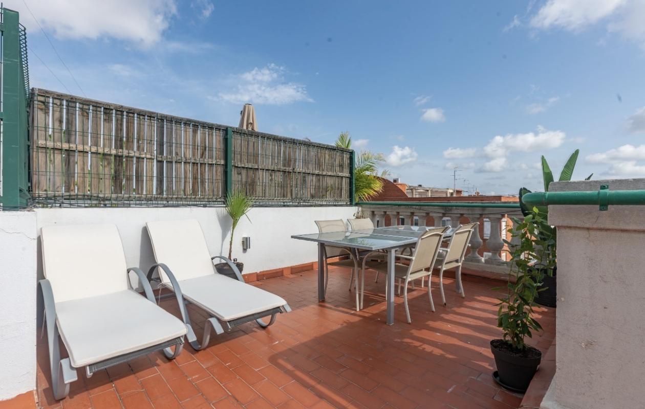 Terrasse von Dachboden zum Verkauf in  Valencia Capital mit Klimaanlage, Heizung und Terrasse