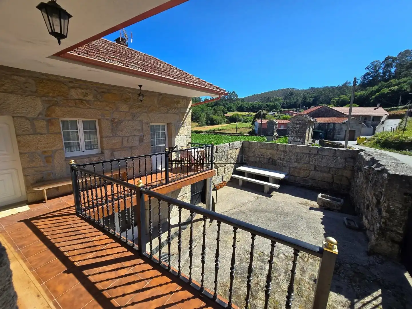Terraza de Casa o chalet en venta en Campo Lameiro con Jardín privado, Terraza y Balcón