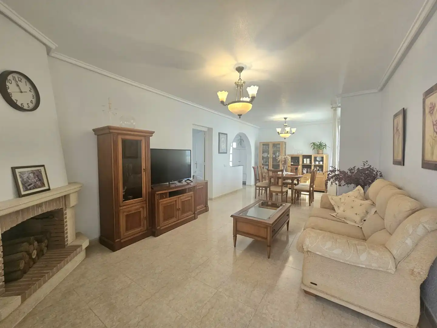 Sala de estar de Casa o chalet en venta en Rojales con Aire acondicionado, Jardín privado y Terraza