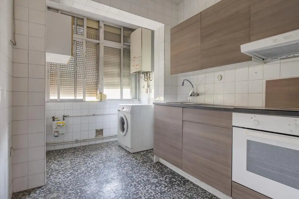 Kitchen of Flat for sale in Madrid  with Air Conditioner, Heating and Terrace