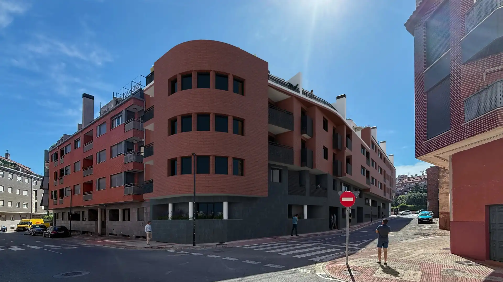 Vista exterior de Estudi en venda en Villamediana de Iregua amb Calefacció, Parquet i Traster