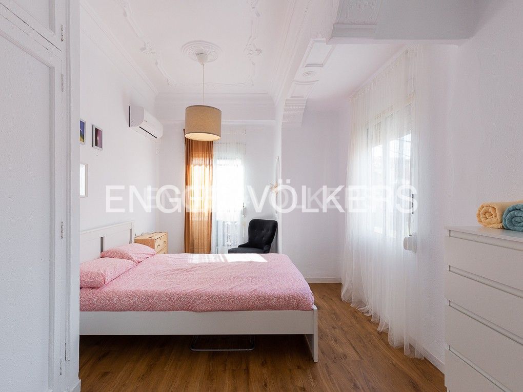 Bedroom of Apartment to rent in  Valencia Capital  with Air Conditioner, Heating and Furnished