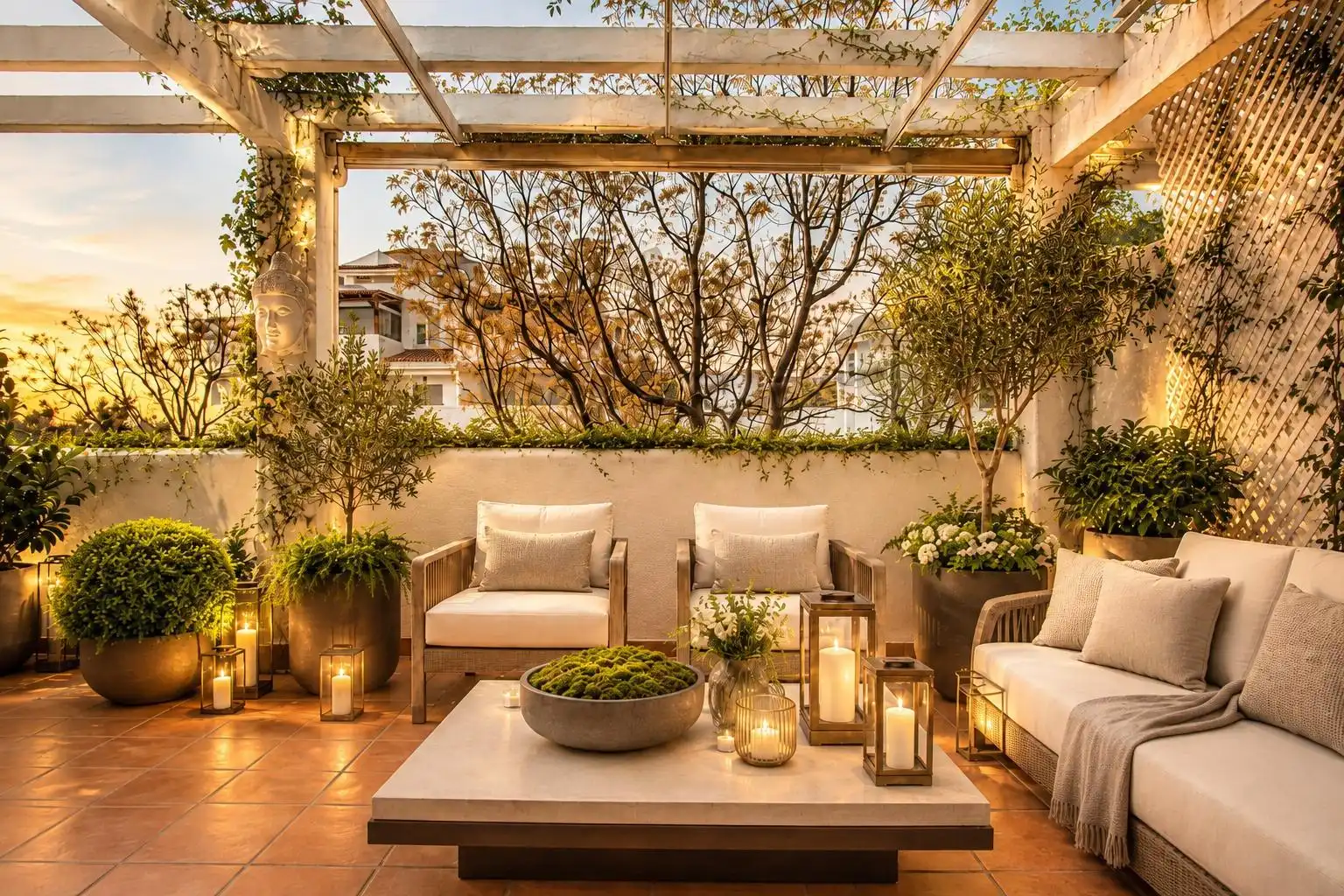 Terraza de Apartamento en venta en Marbella con Aire acondicionado, Jardín privado y Terraza
