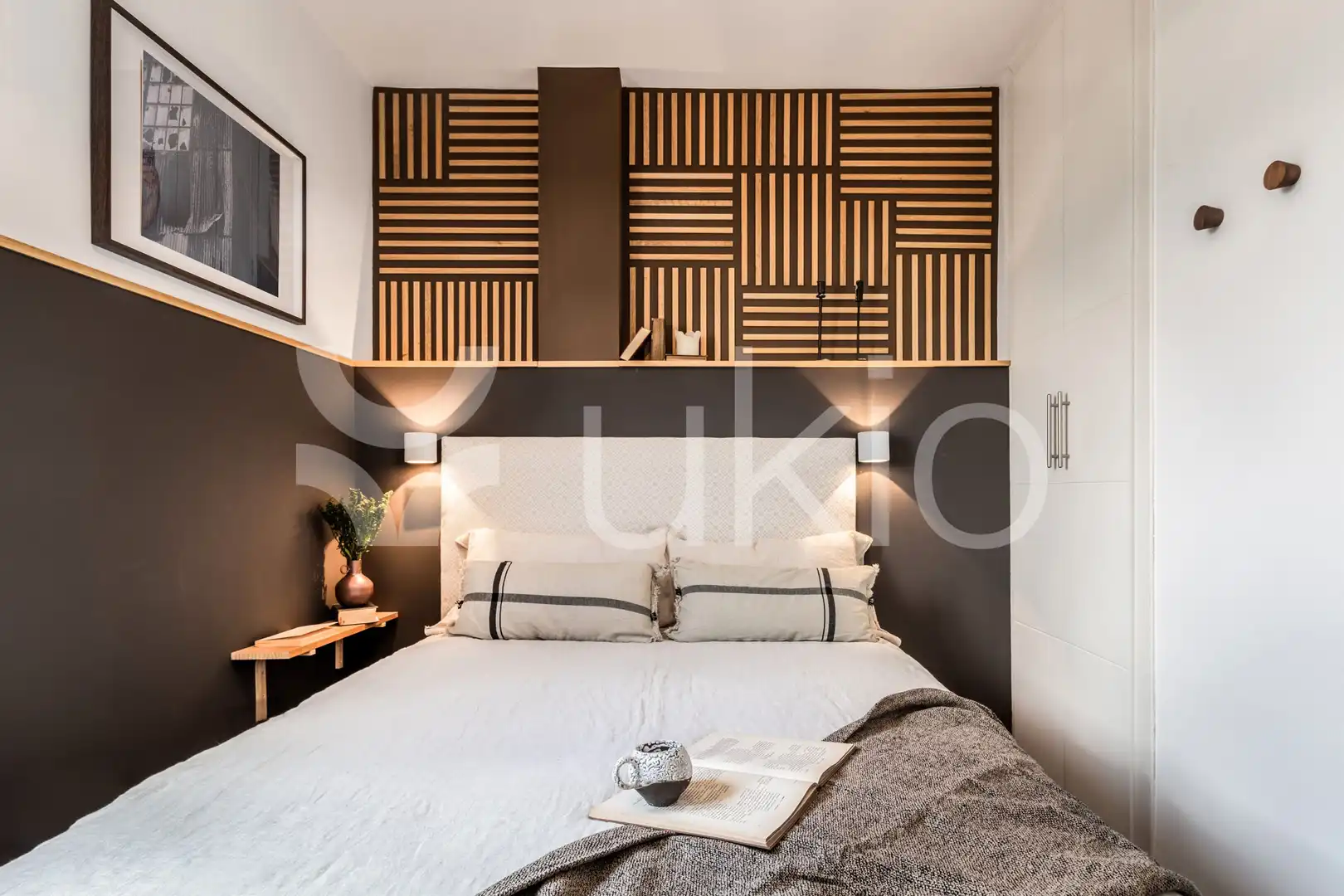 Dormitori de Apartament de lloguer en Madrid amb Aire condicionat, Calefacció i Terrassa