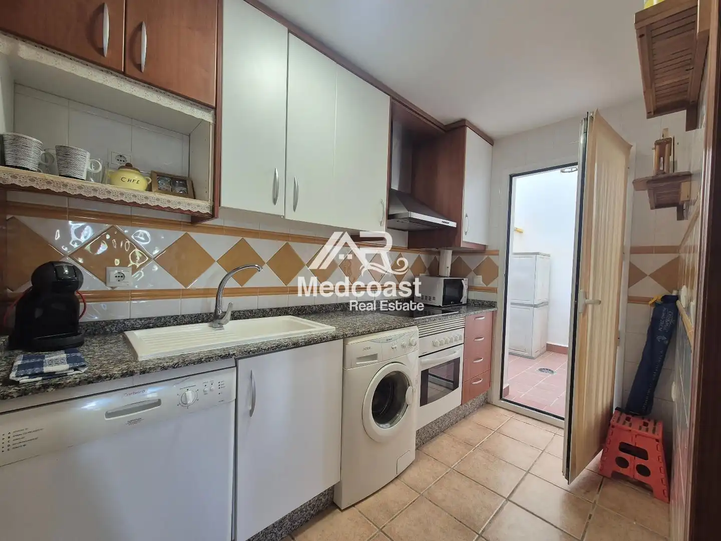 Küche von Wohnung zum Verkauf in Vera mit Klimaanlage, Terrasse und Schwimmbad