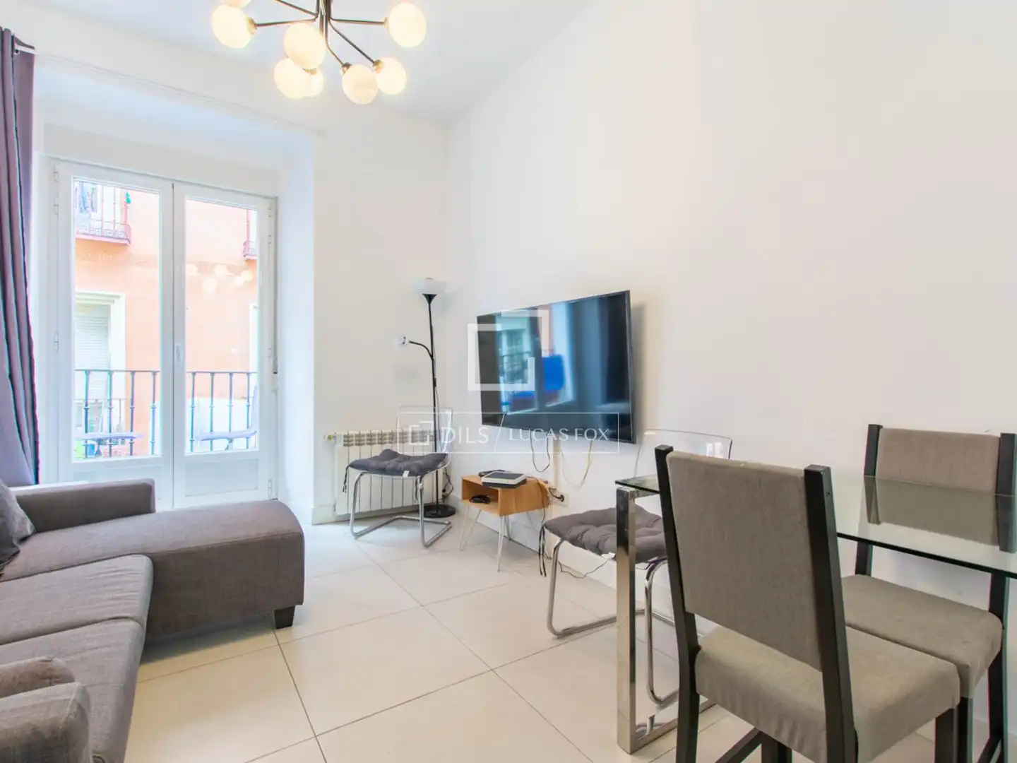 Living room of Flat for rent in Alcalá de Guadaira  with Air Conditioner, Heating and Furnished