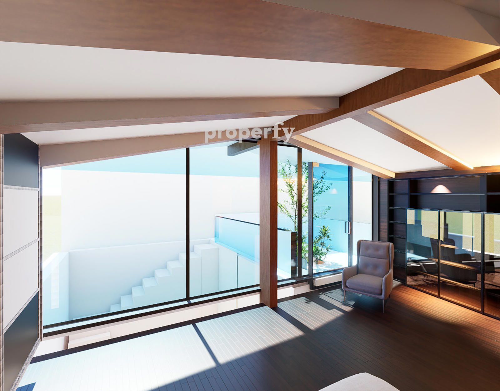 Living room of House or chalet for sale in  Barcelona Capital  with Private garden and Terrace