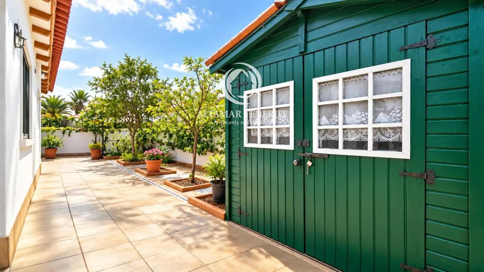 Garden of Houses for sale in Costa Adeje