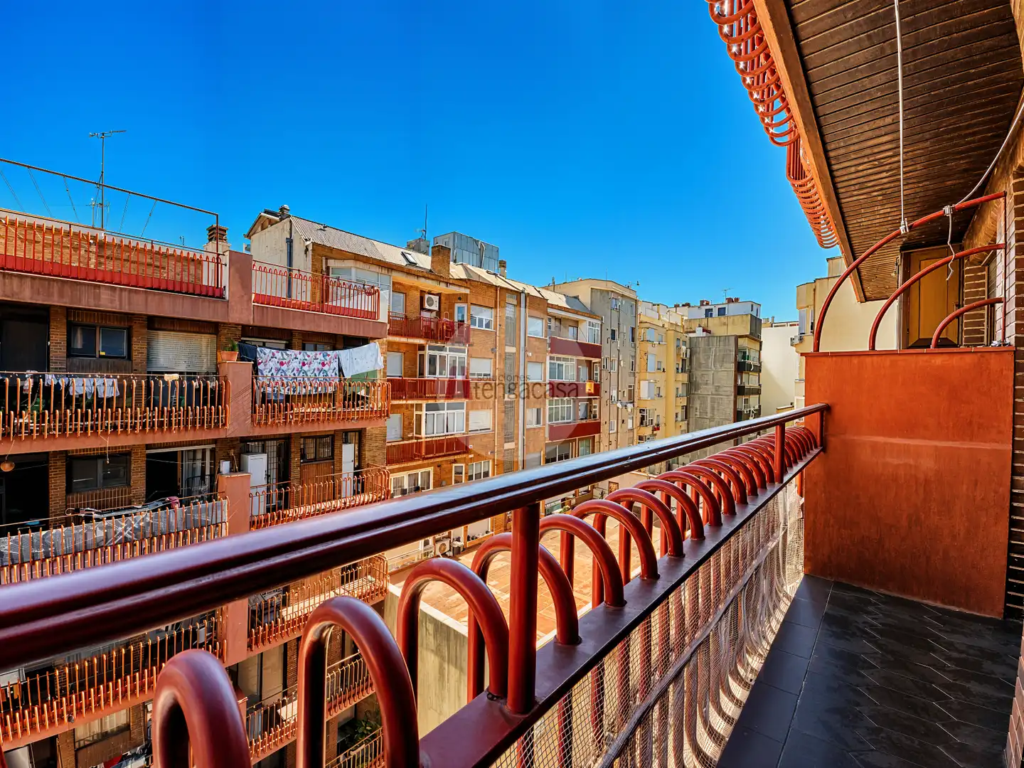 Terrasse von Wohnungen zur Miete in Madrid mit Klimaanlage, Heizung und Parkett