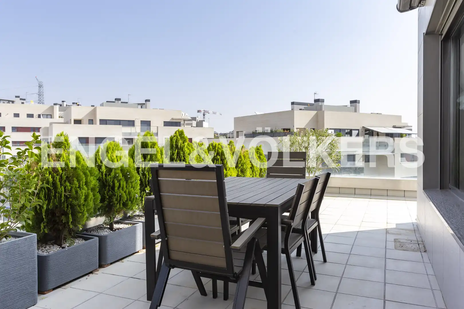 Terraza de Ático de alquiler en Madrid con Aire acondicionado, Calefacción y Terraza